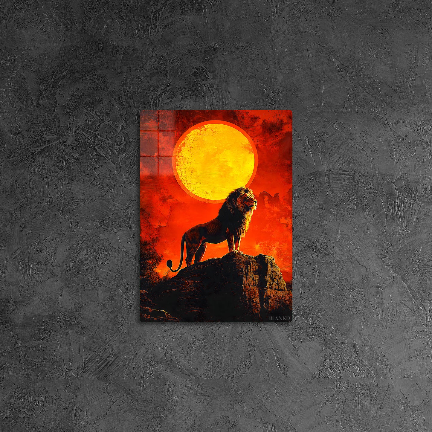 Lion on a Cliff