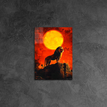 Lion on a Cliff