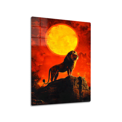 Lion on a Cliff