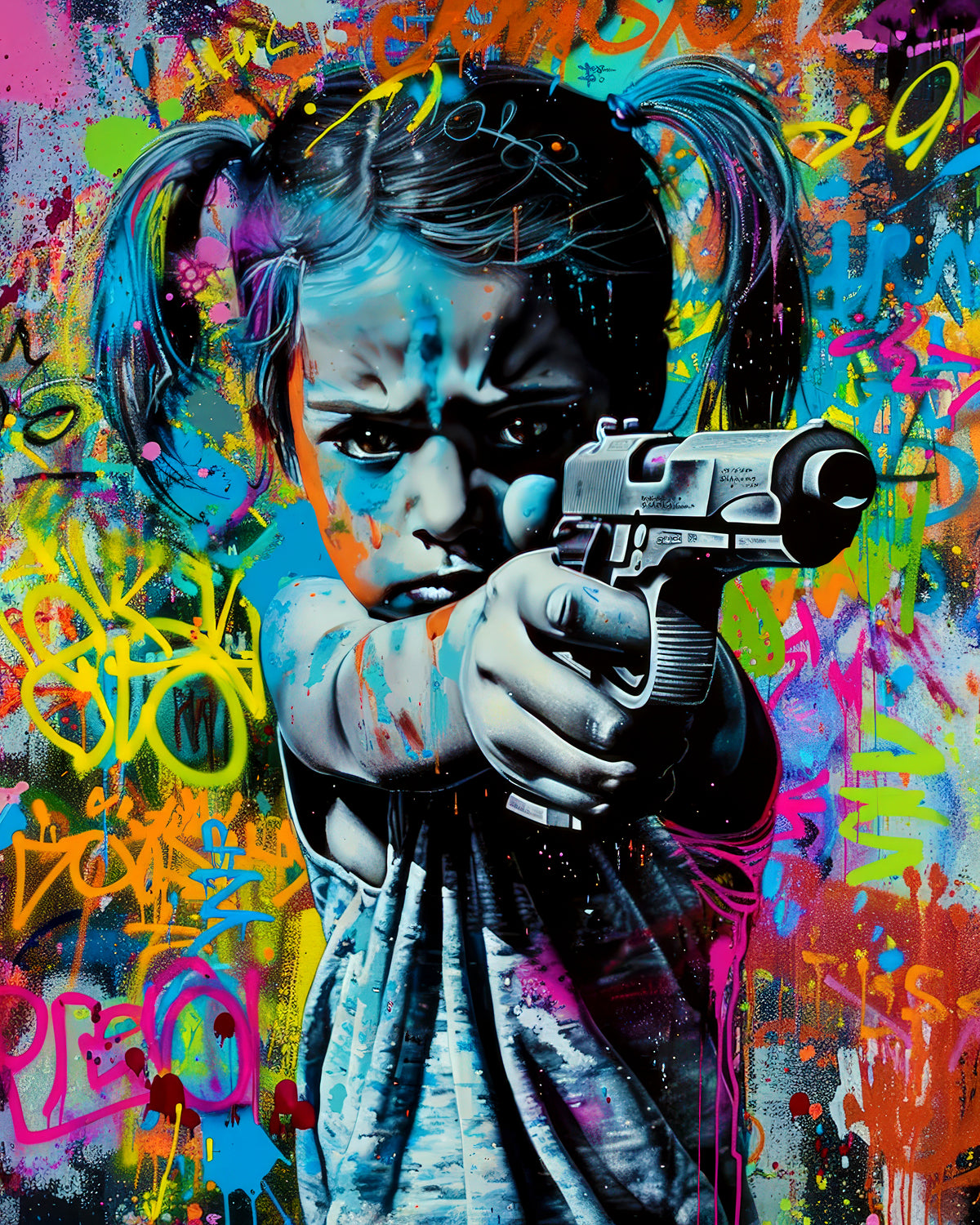 Little Rebel metal poster artwork