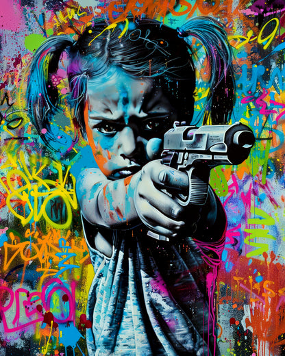 Little Rebel metal poster artwork