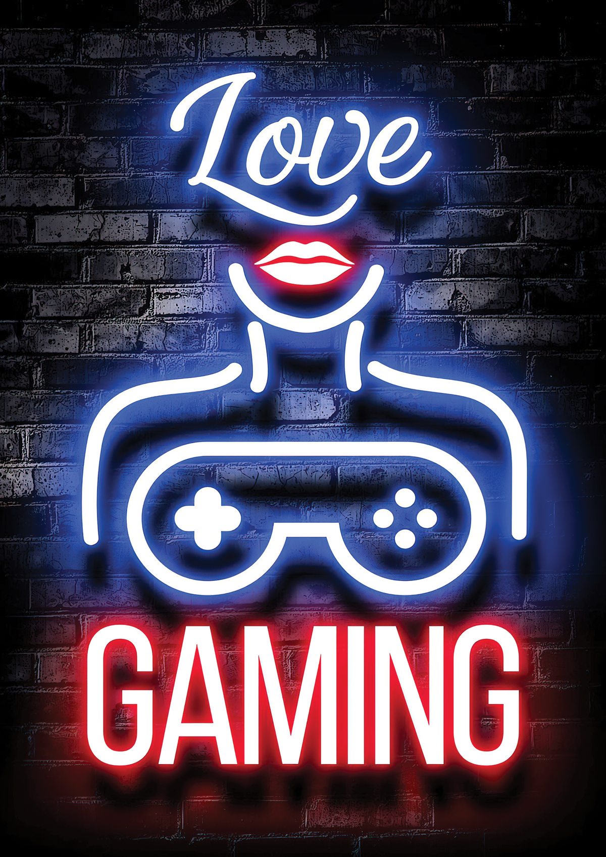 Love Gaming metal poster artwork