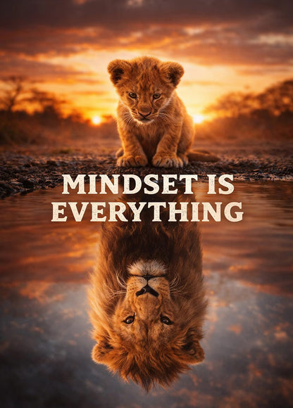 Mindset Is Everything 2 metal poster artwork