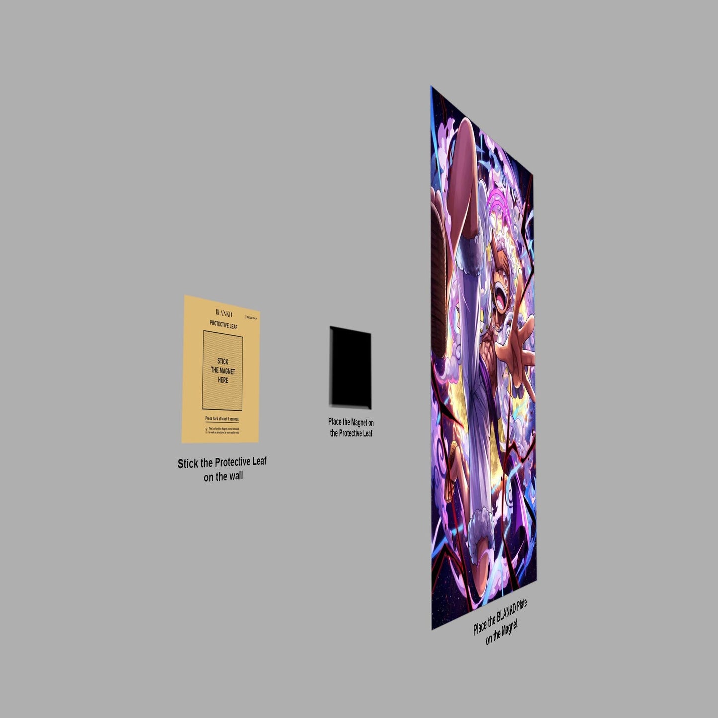 Monkey D. Luffy metal poster