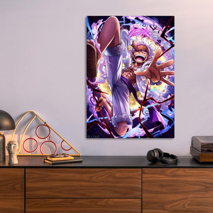 Monkey D. Luffy metal poster