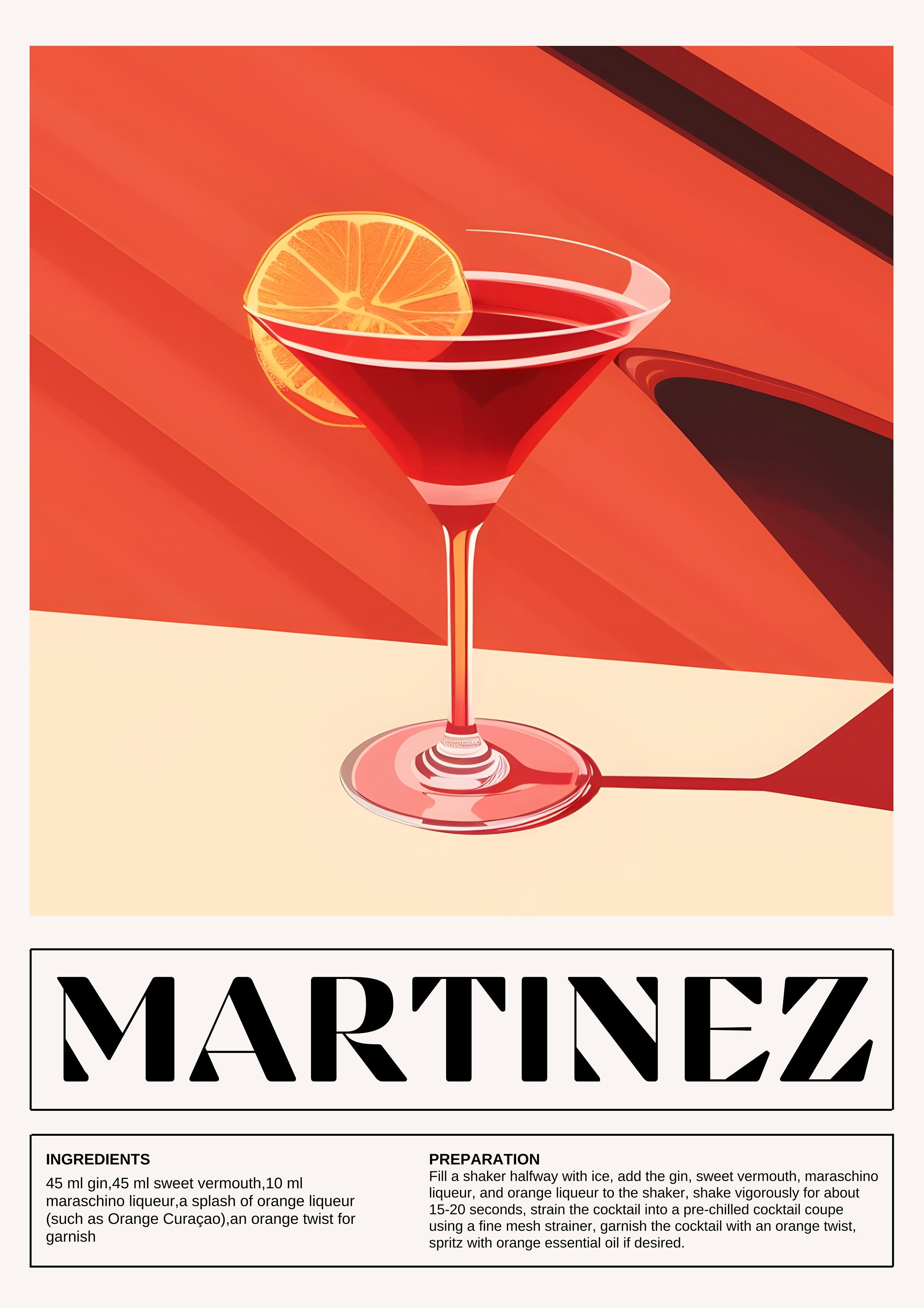 Martinez metal poster artwork