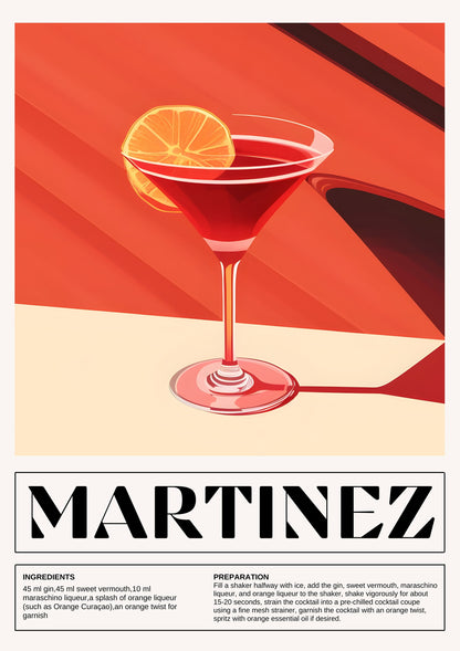Martinez metal poster artwork