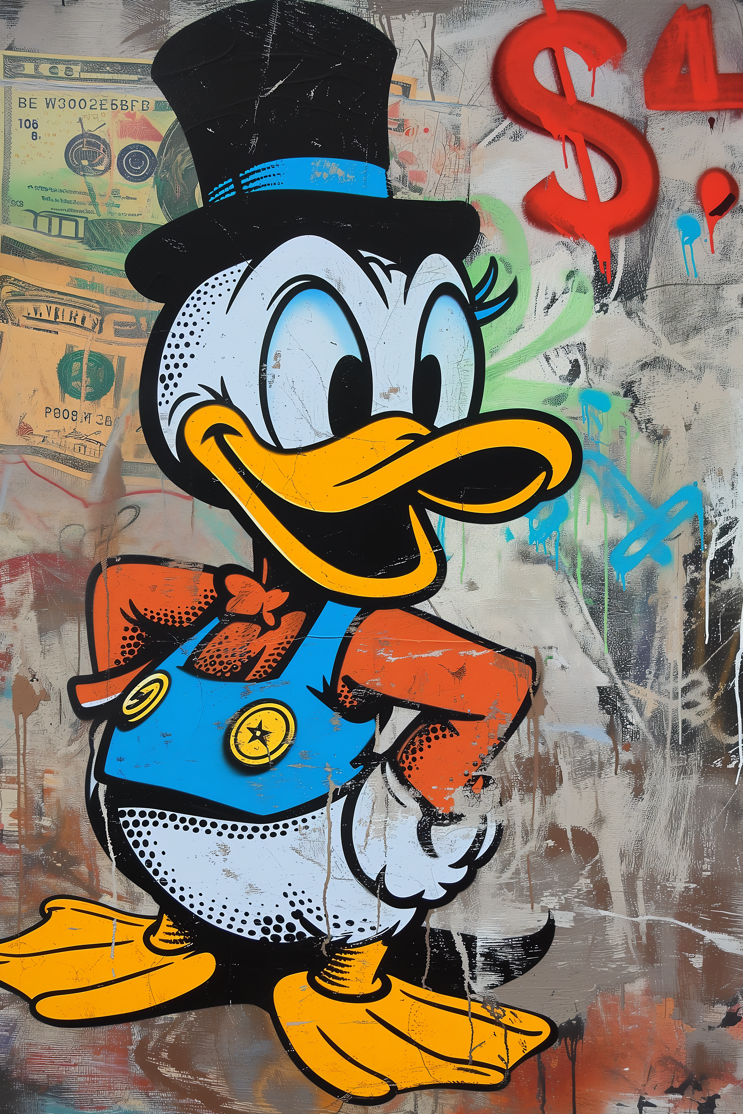Mcduck Graffiti metal poster artwork