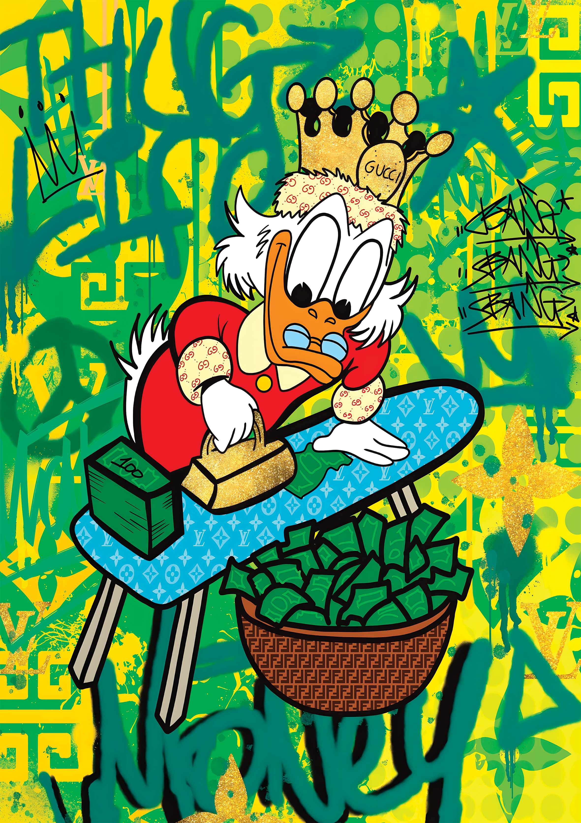 McDuck Money metal poster artwork