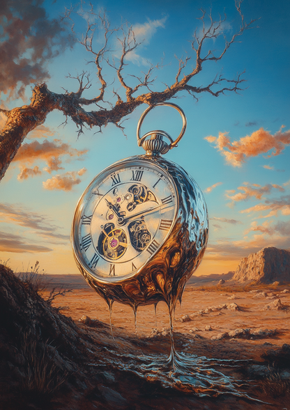 Melting Time metal poster artwork
