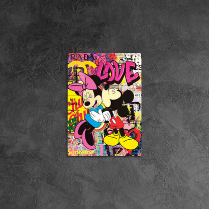 Micky & Minnie Mouse Graffiti Love