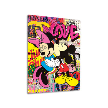 Micky & Minnie Mouse Graffiti Love