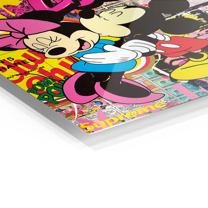 Micky & Minnie Mouse Graffiti Love
