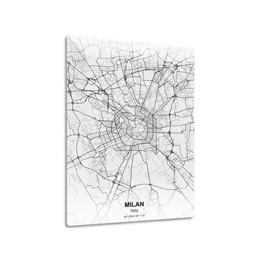 Milan City Map