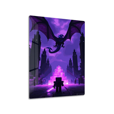 Minecraft Ender Dragon Battle