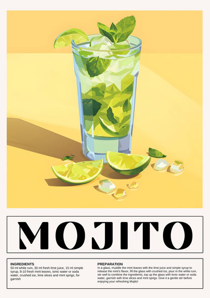 Mojito metal poster artwork