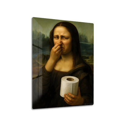 Mona Lisa Holding Toilet Paper