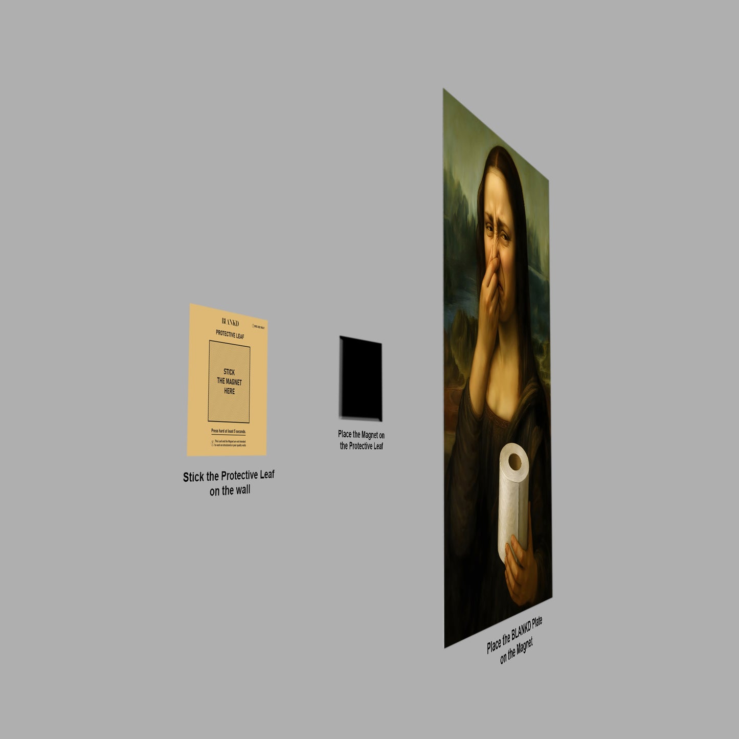 Mona Lisa Holding Toilet Paper