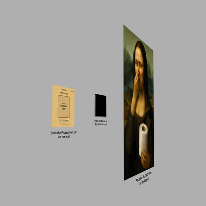 Mona Lisa Holding Toilet Paper