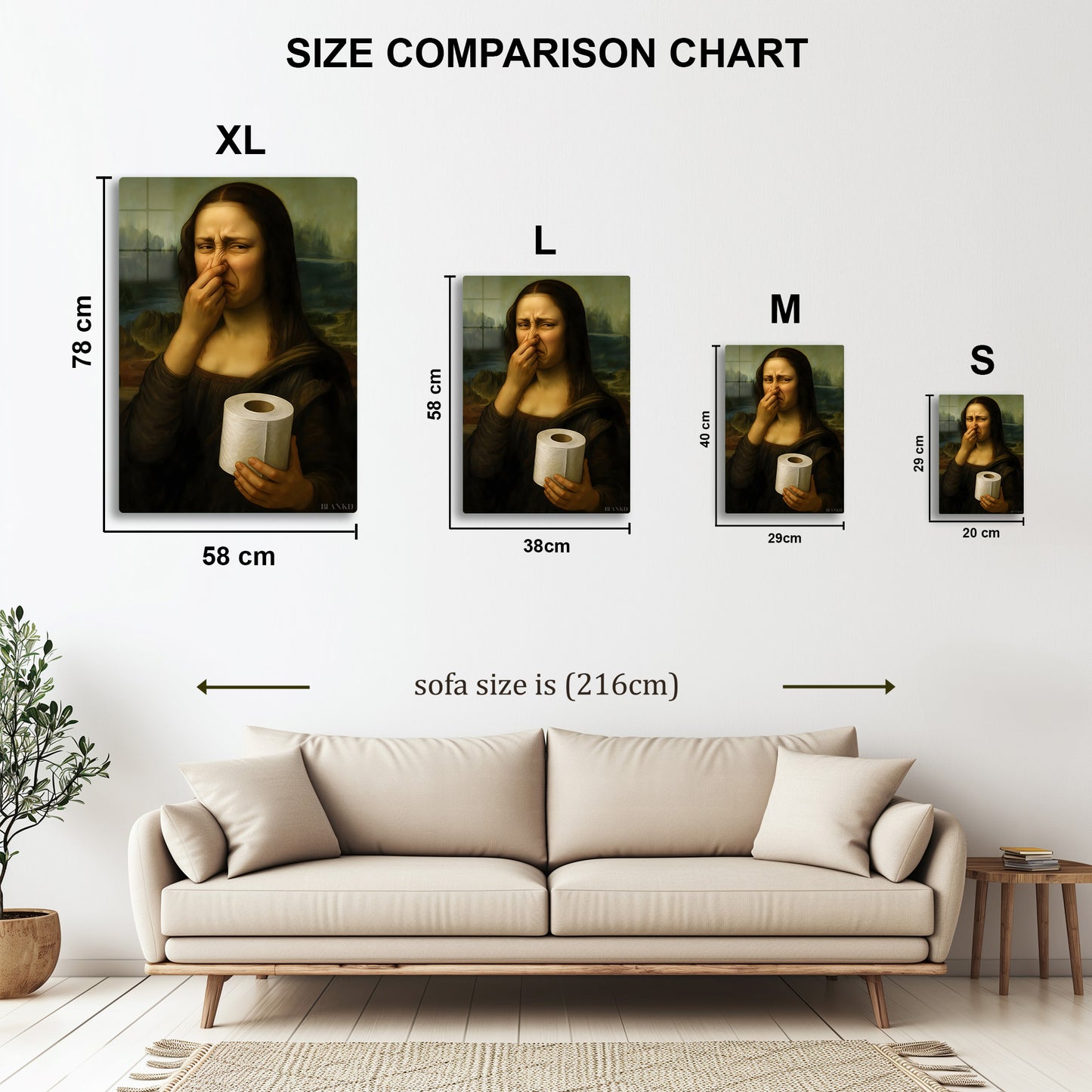 Mona Lisa Holding Toilet Paper