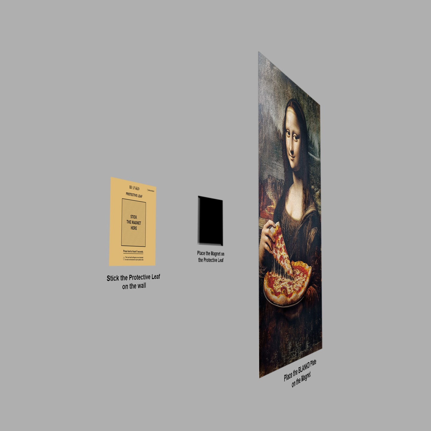 Mona Lisa Eating Pizza