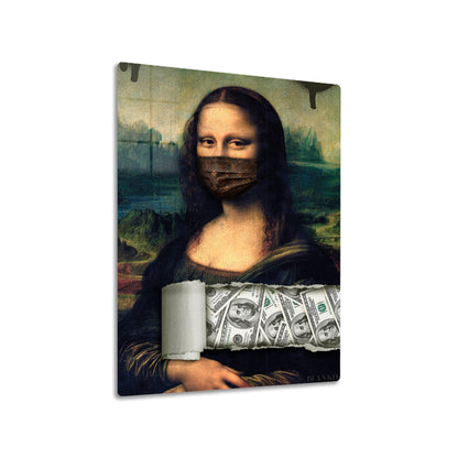 Mona Lisa with Face Mask