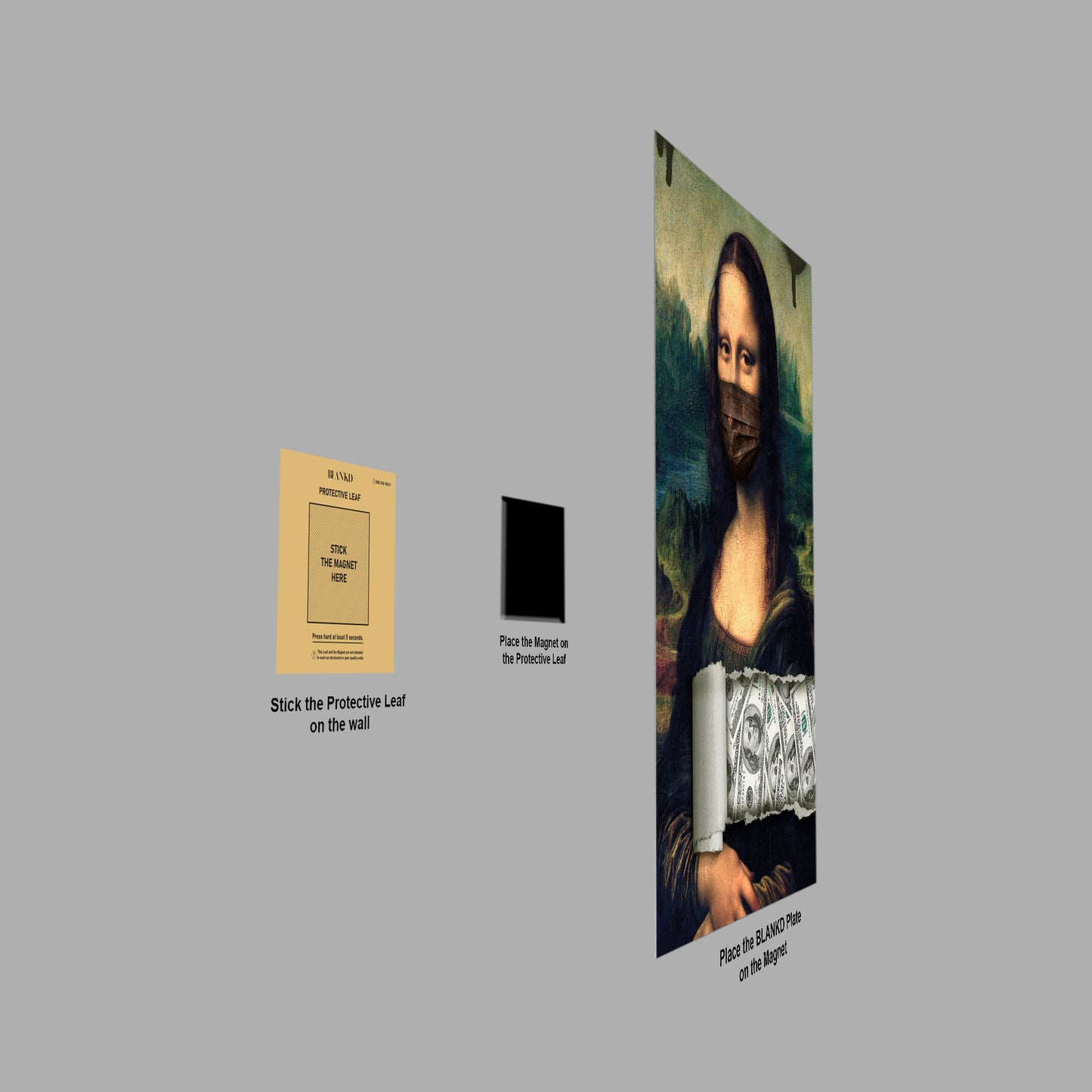 Mona Lisa with Face Mask
