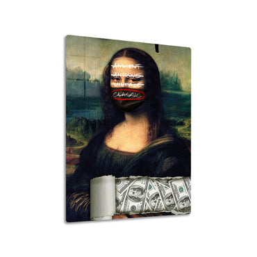 Mona Lisa with Face Mask 2