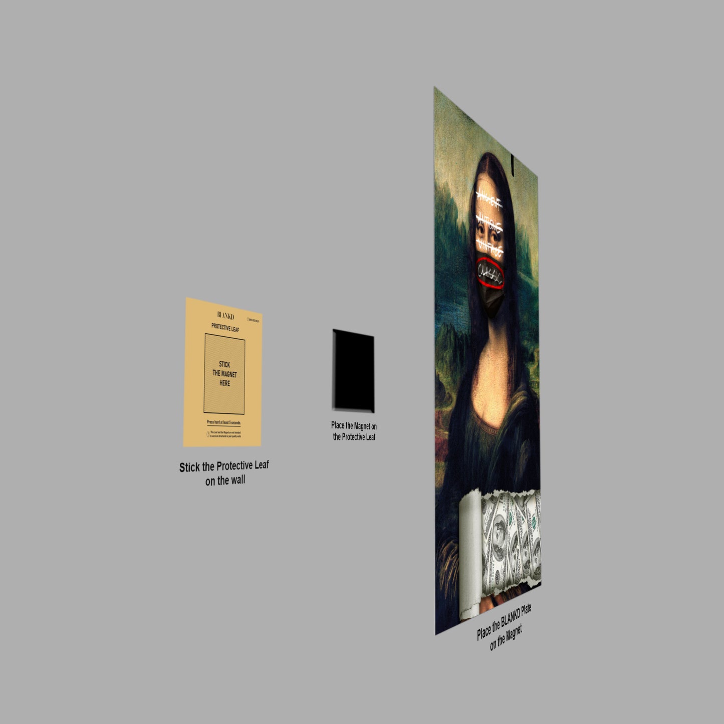 Mona Lisa with Face Mask 2