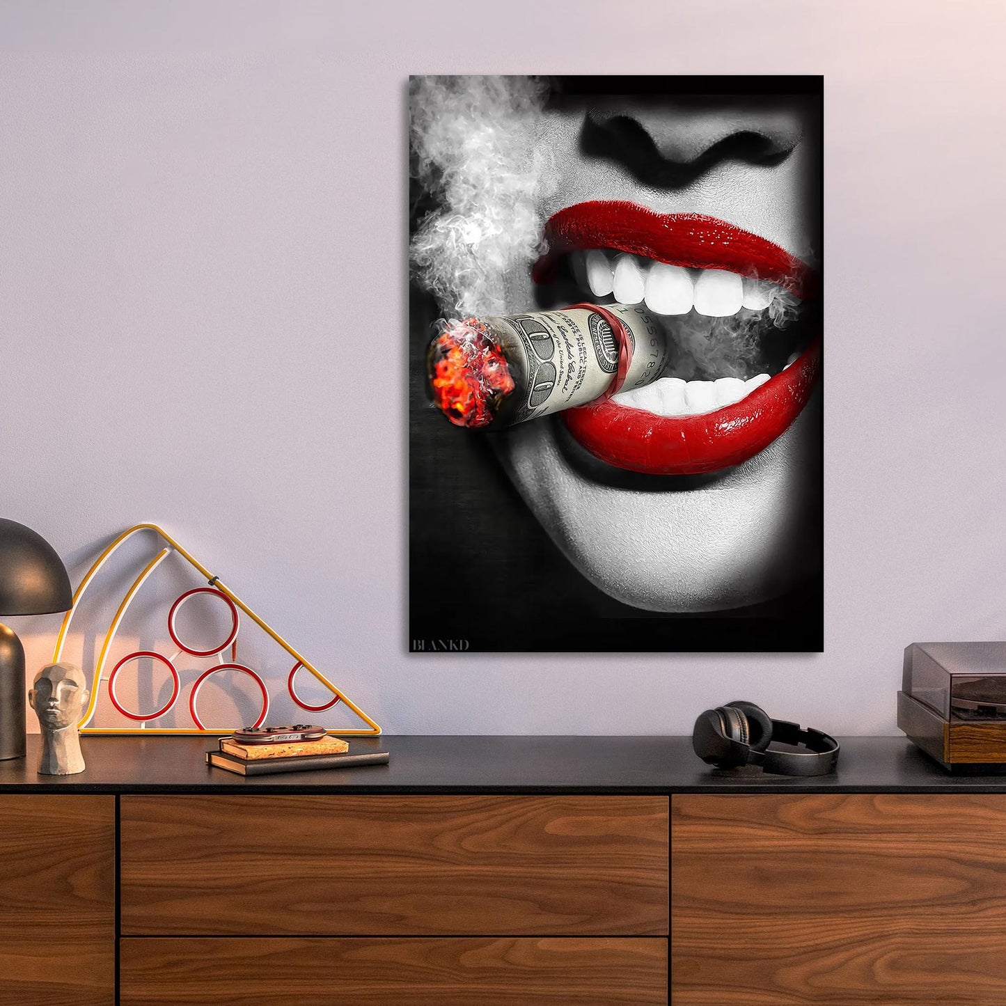 Money To Burn metal poster