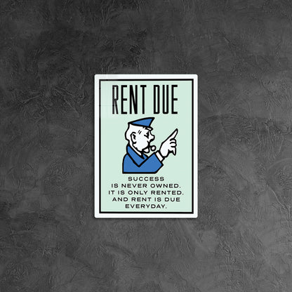 Monopoly Rent Due