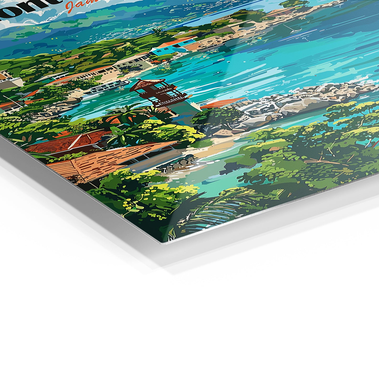 Montego Bay Jamaica Travel Poster