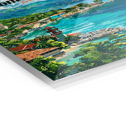 Montego Bay Jamaica Travel Poster