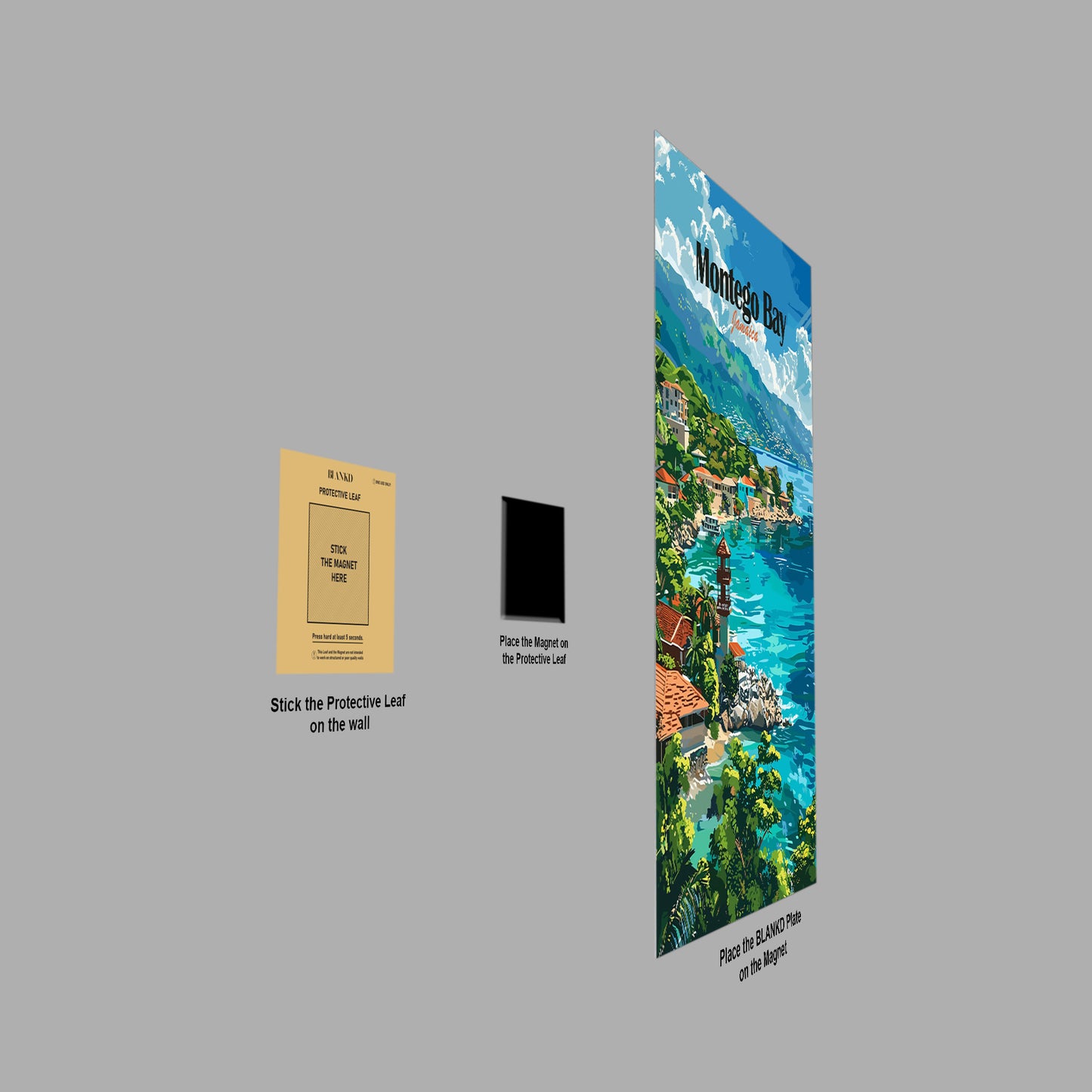 Montego Bay Jamaica Travel Poster