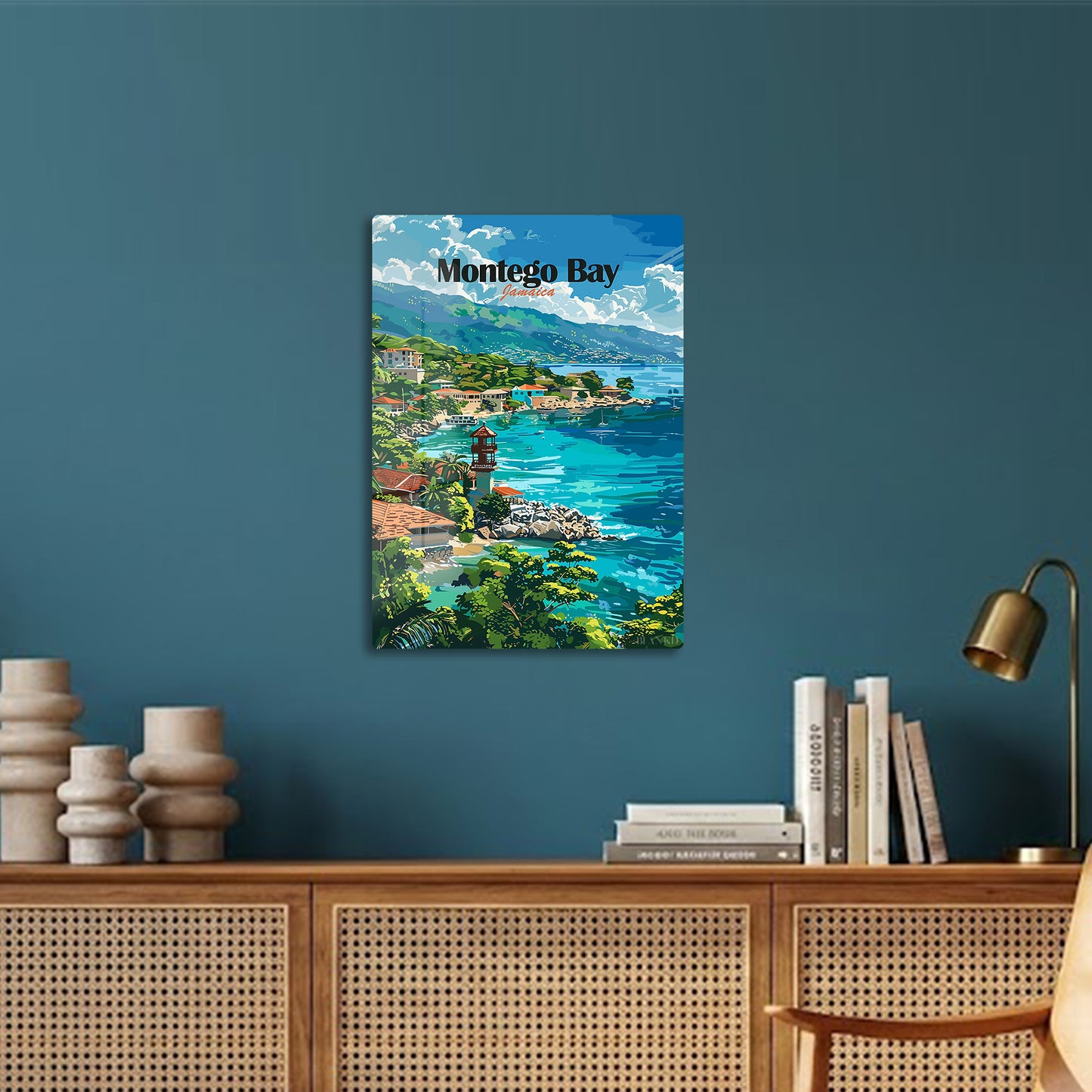 Montego Bay Jamaica Travel Poster