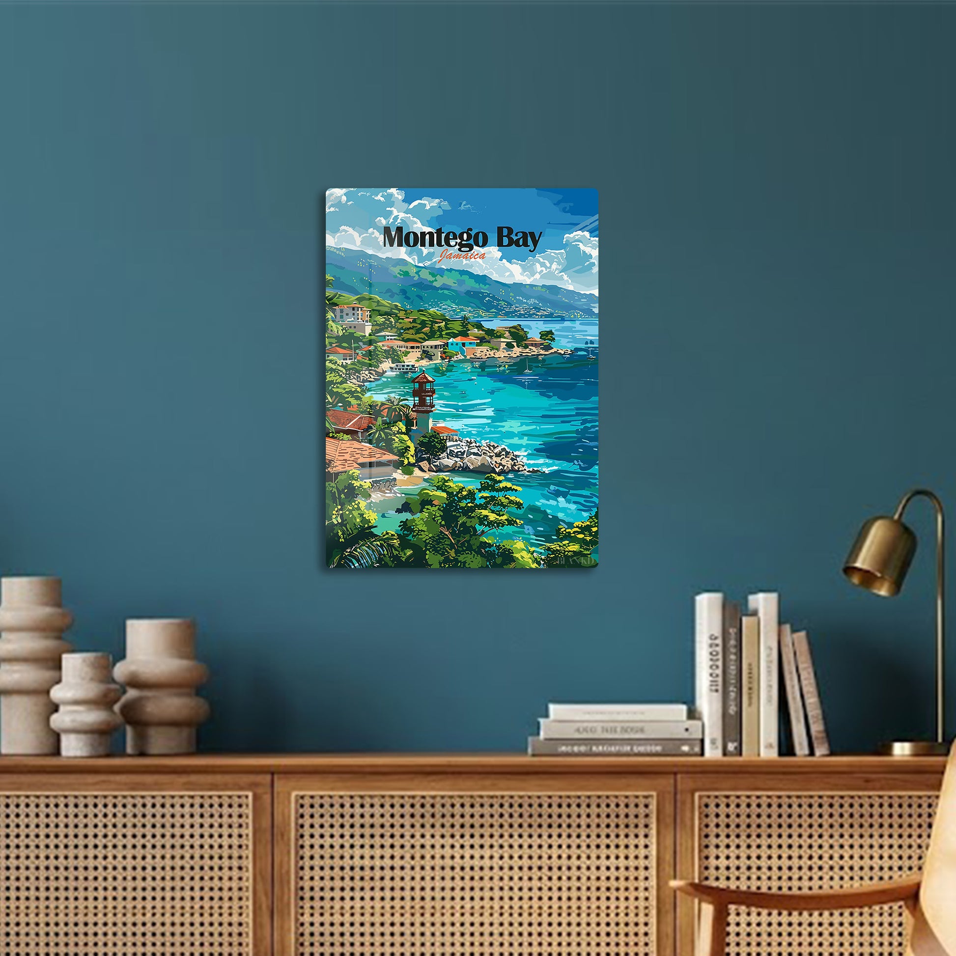 Montego Bay Jamaica Travel Poster
