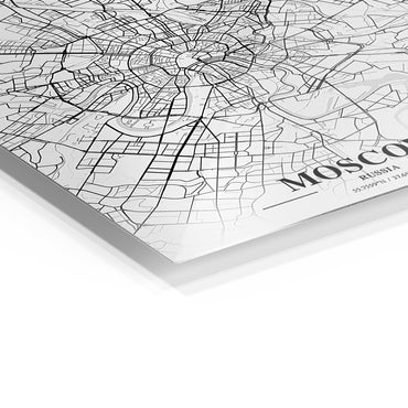 Moscow Russia City Map