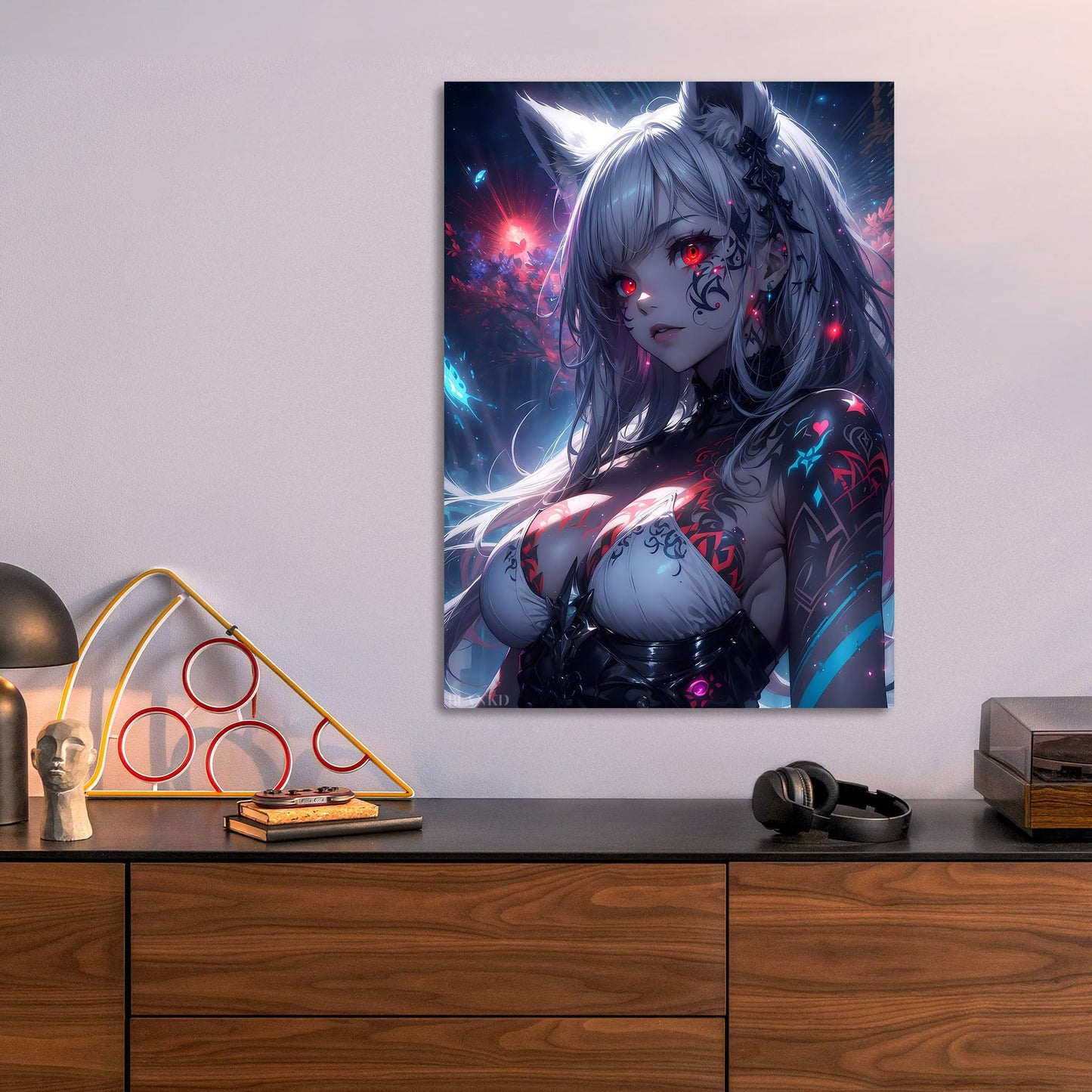 Mystic Fox Girl RedEyed