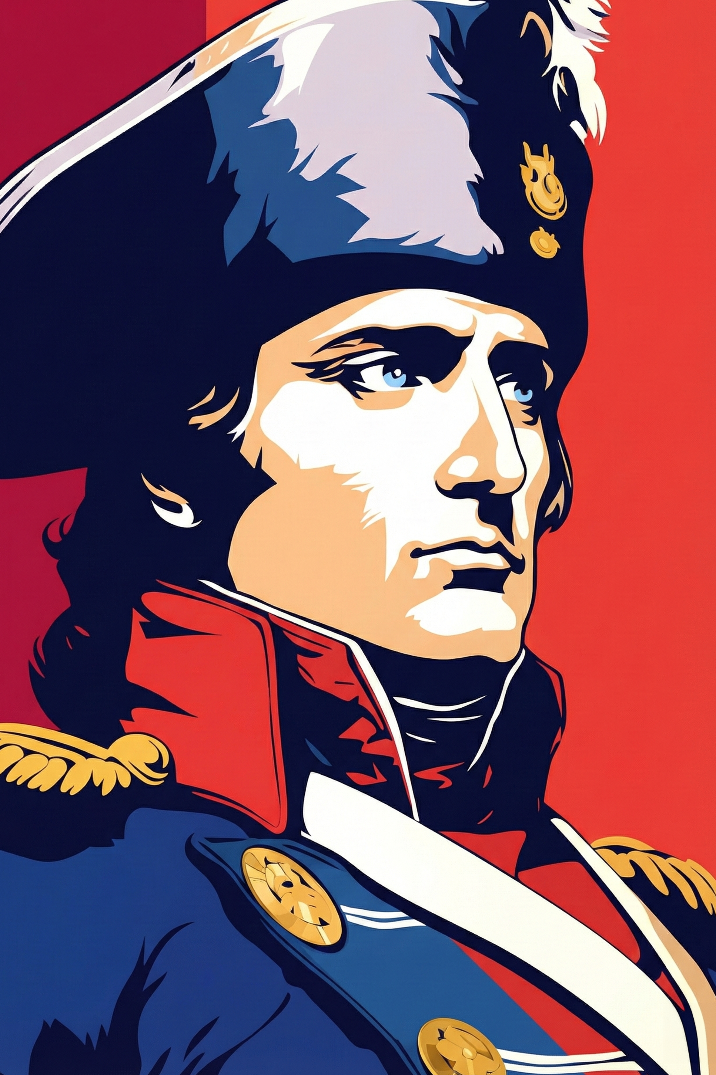Napoleon Bonaparte Pop Art 2 metal poster artwork