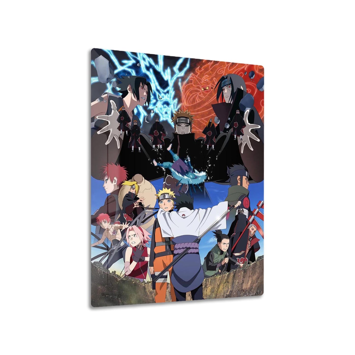 Naruto Shippuden metal poster