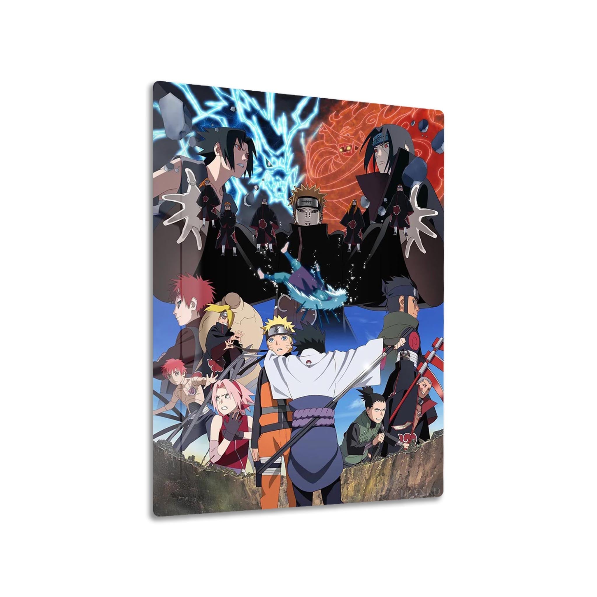 Naruto Shippuden metal poster