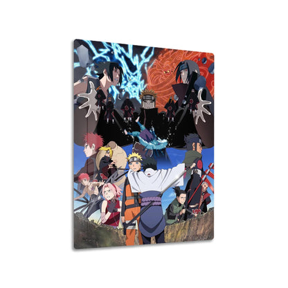 Naruto Shippuden metal poster