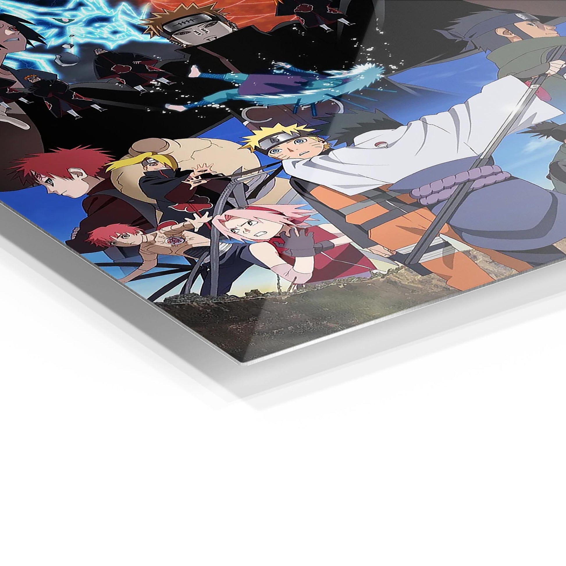 Naruto Shippuden metal poster