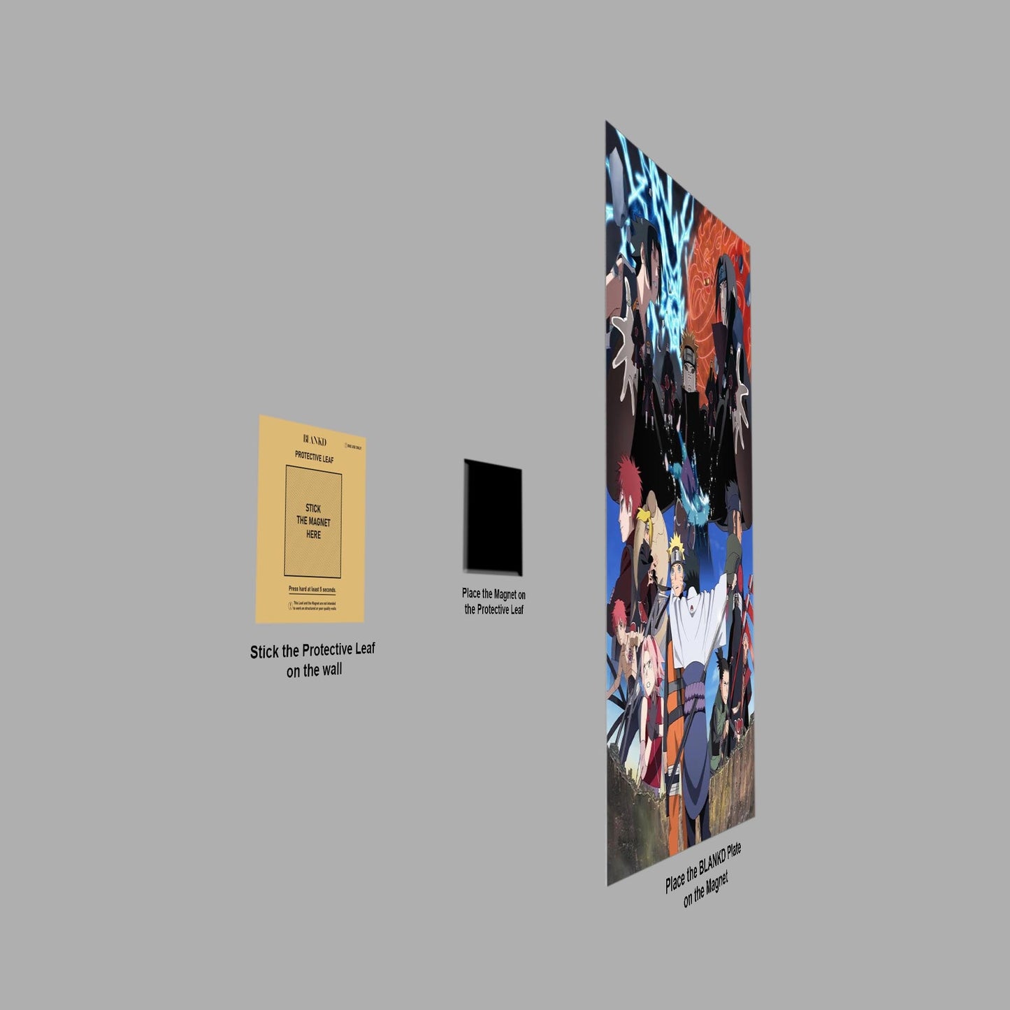 Naruto Shippuden metal poster