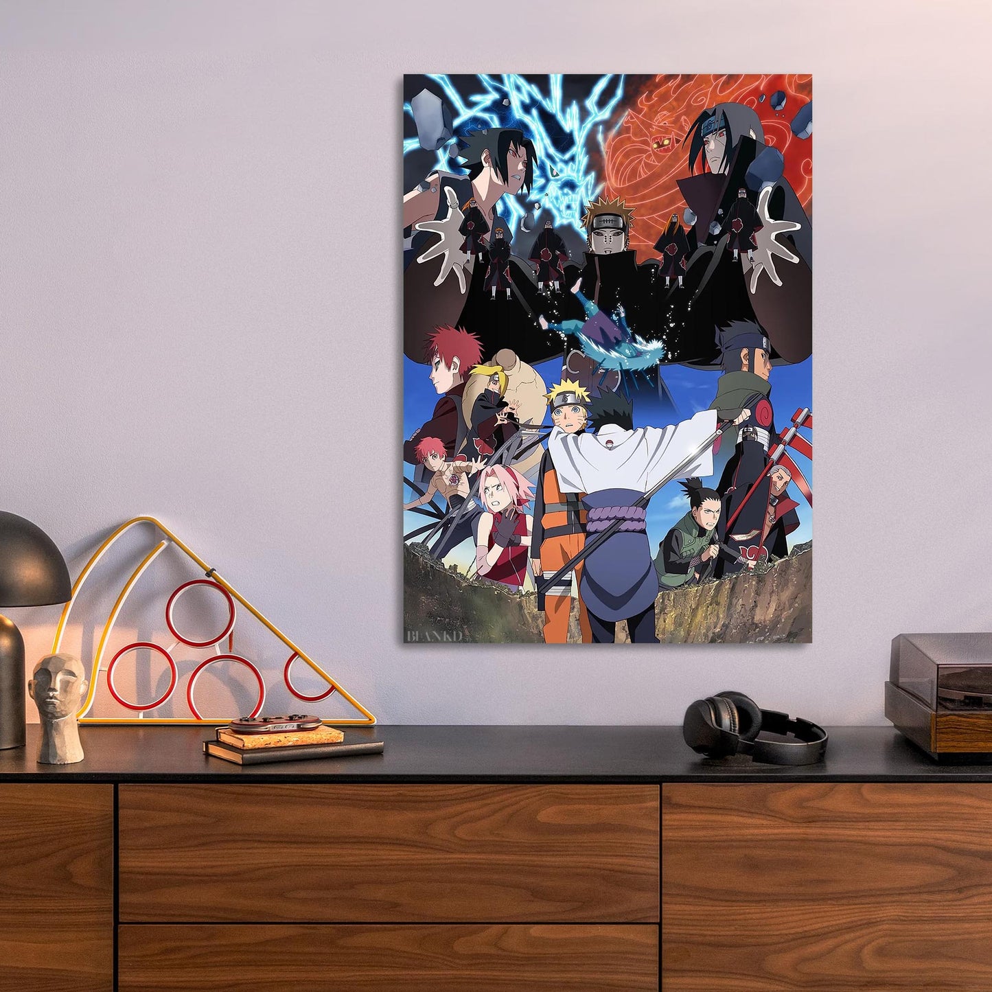 Naruto Shippuden metal poster