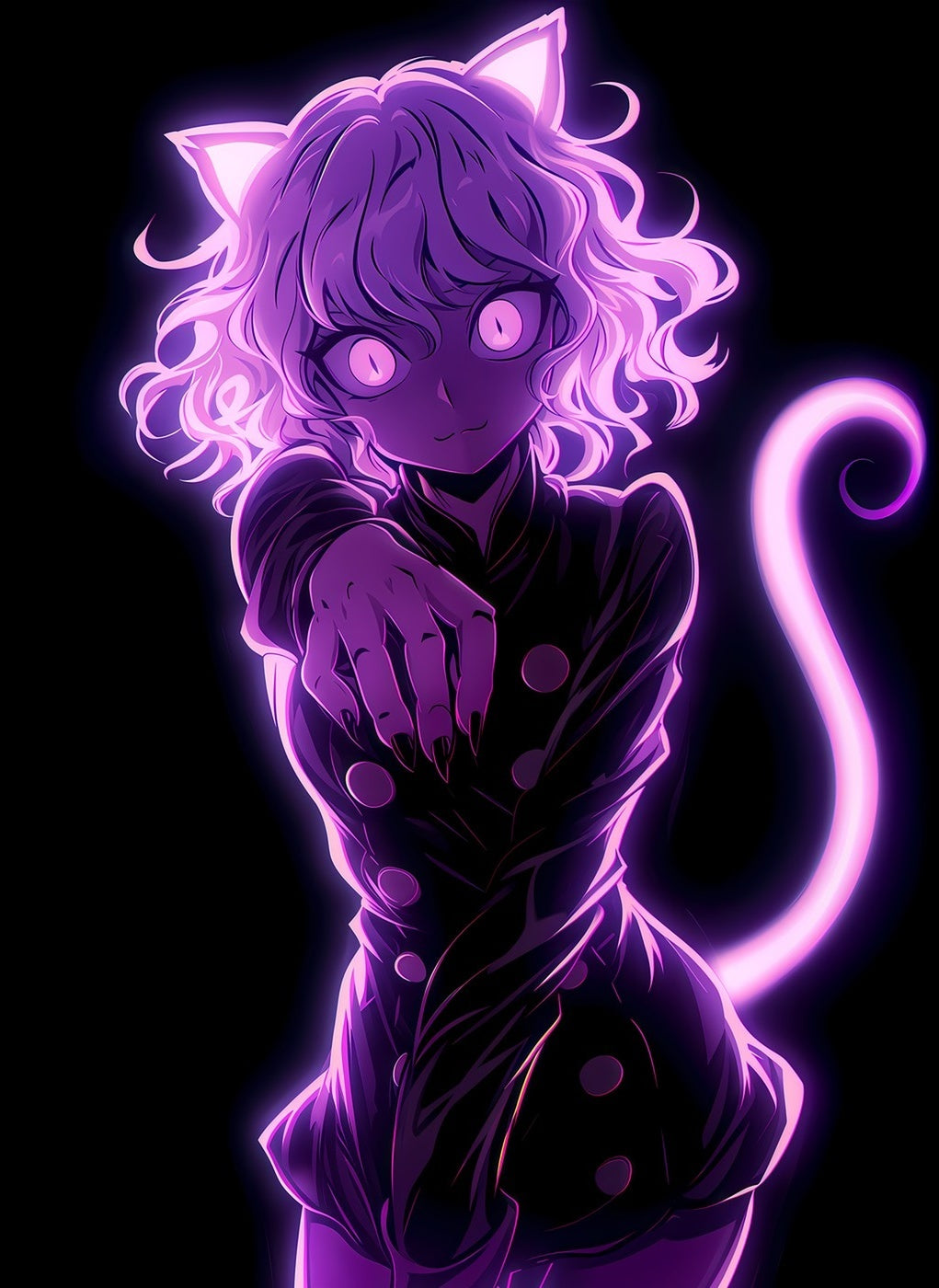 Neferpitou metal poster artwork
