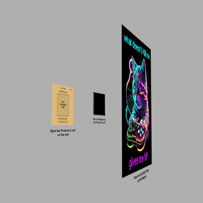 Neon Gaming poster close-up detail