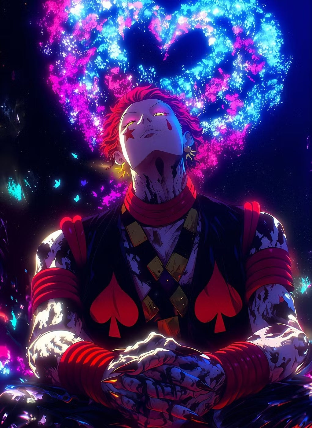 Hisoka 2 metal poster artwork