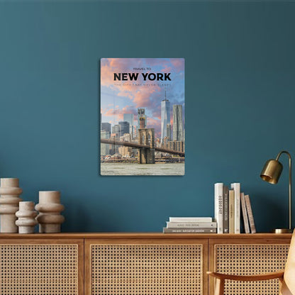 New York Skyline Travel Print