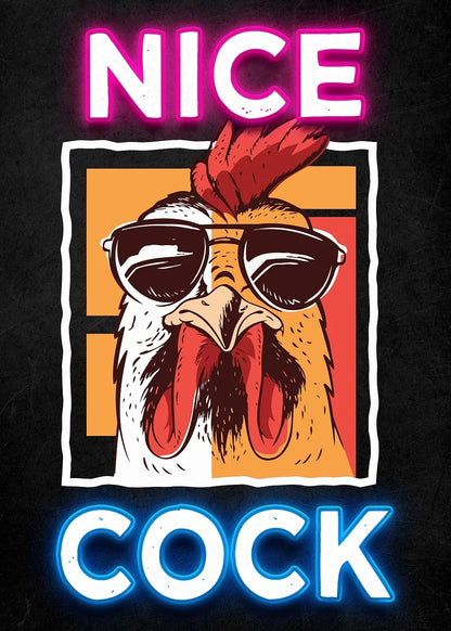 Proud Rooster metal poster artwork